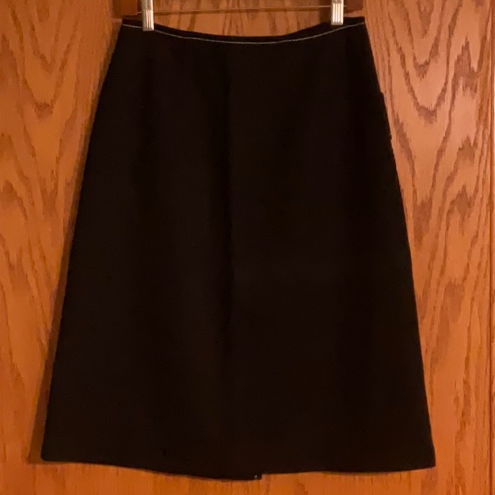 Devon Clothing from South Australia Vintage Black Button Skirt - Picture 2 of 5
